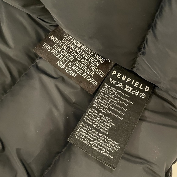 Penfield rock wool jacket| all black| size S - Picture 3 of 11